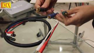 How to DIY 5 RCA Cable [upl. by Kalmick809]