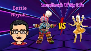 Masked Singer Season 10 Battle Royale Donut VS Candelabra [upl. by Kcirddahc129]