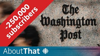 How the Washington Post lost 10 of its subscribers in 5 days  About That [upl. by Mairem]