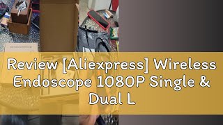 Review Aliexpress Wireless Endoscope 1080P Single amp Dual Lens WiFi Borescope Inspection Camera Wa [upl. by Shishko]