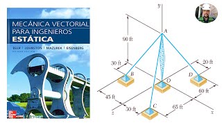 Problema 2109 Beer Johnston Mazurek Eisenberg ESTÁTICA Mecánica Vectorial para Ingenieros Edición 9 [upl. by Ximena]