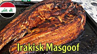 Bästa irakiska fisken Mazgoof med ENDAST fem ingredienser •اطيب سمك عراقي في خمس مكونات [upl. by Asiret]