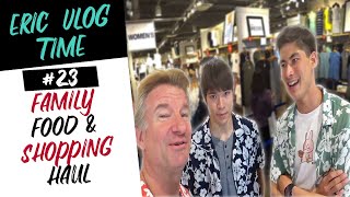 Family Food amp Shopping Haul  Eric Vlog Time 23 [upl. by Analaf]