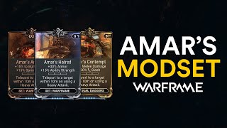 The Amar Modset in Warframe [upl. by Edora]