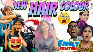 VEETIL PARAYATHE NEW HAIR COLOR AGAIN🩷🤣  Family Reaction🤣  thejathangu😉 [upl. by Baalman599]