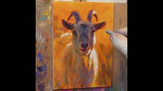 Painting 7 of 21  quotGoddardquot the Goat [upl. by Leonanie]