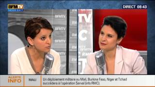 Bourdin Direct Najat VallaudBelkacem  2404 [upl. by Idroj]