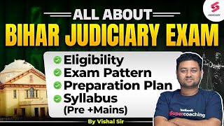 Bihar Judiciary Preparation Plan  Bihar Judiciary Syllabus Eligibility Exam Pattern  Vishal Sir [upl. by Alon]