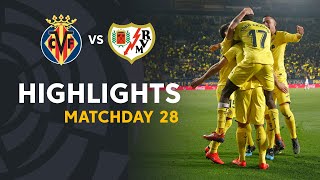 Highlights Villarreal CF vs Rayo Vallecano 31 [upl. by Zasuwa870]