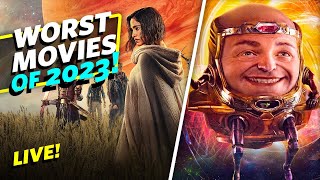 Top 10 Worst Movies Of 2023 [upl. by Arinaid]