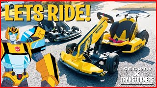 Unboxing amp Lets Drive  Bumblebee GoKart PRO Kit by NineBot  Transformer turns into a Drift Kart [upl. by Richmal]