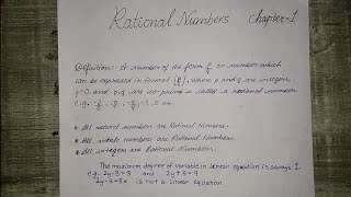 Ch  1  Rational numbers  Ex  11  Class 8th  Pseb  Maths [upl. by Egdamlat]