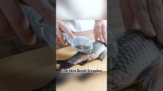 Fish skin Brush Scraping kitchentools [upl. by Oigimer]