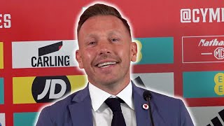 Craig Bellamy SO HAPPY as hes unveiled as new Wales manager [upl. by Afital]