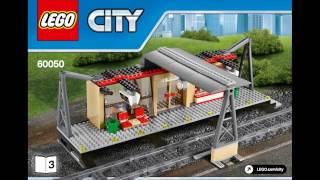 LEGO Train Station Set 60050 Instructions [upl. by Lledyl]