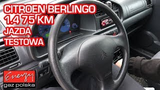 Jazda próbna testowa Test LPG Citroen Berlingo z 16 75KM 2001r w Energy Gaz Polska na gaz BRC [upl. by Shaner]