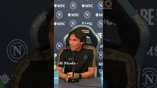 Conte in conferenza attende il Cagliari IlMattino napoli [upl. by Steinberg]