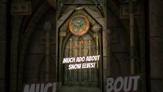 Much Ado About Snow Elves Displays  Aces Modded Skyrim Playthrough Shorts skyrimmods skyrim [upl. by Rockey]