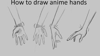 How to Draw Anime Hands [upl. by Ainud]