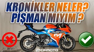 CF MOTO 250 SR 2024 HALA KRONİK SORUNLARI VAR MI ÇİNLİ ALMAYIN DİYENLER HAKLI MI  🤷🏻‍♂️🤔 [upl. by Katushka]