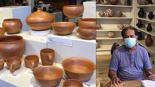 Clarence Cruz pottery making demonstration 8152020 [upl. by Egidio29]