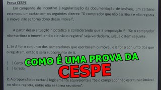 QUESTÕES CESPE 1  6 QUESTÕES CONCURSO [upl. by Funch361]