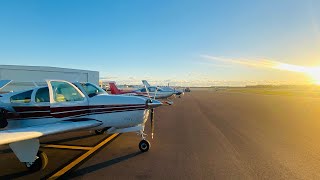 V35 Bonanza Startup amp Takeoff [upl. by Cornew428]