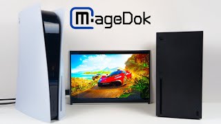 MageDok 16 inch Ultra Slim 4K OLED DCIP3 Gaming Monitor Unboxing  ASMR [upl. by Neoma]