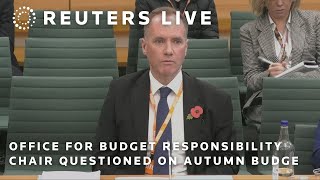 LIVE UK parliamentary committee questions Office for Budget Responsibility Chair on autumn budget [upl. by Kathe]