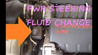 power steering fluid change [upl. by Derwood]