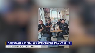 Newsmaker Car wash fundraiser for Officer Danny Ellis [upl. by Aiset520]