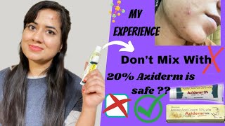 aziderm cream 10  aziderm gel 20 review azelaicacid [upl. by Alletnahs435]