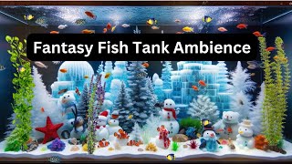 FANTASY CHRISTMAS FISH TANK AMBIENCE ASMR [upl. by Harewood918]