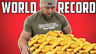 Most Chicken Nuggets Eaten in 3 Minutes NEW World Record [upl. by Mac]