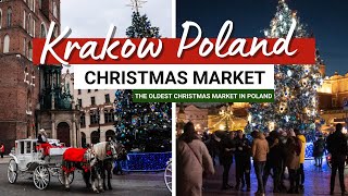 Krakow Christmas Market  The OLDEST Christmas Market in POLAND [upl. by Stan]