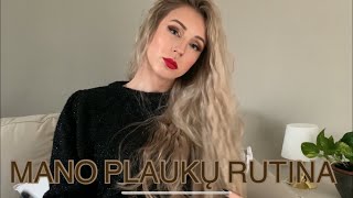 MANO PLAUKŲ RUTINA 💆🏼‍♀️ KAIP UŽSIAUGINTI ILGUS PLAUKUS 💇🏼‍♀️ [upl. by Metts]