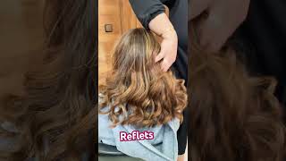 Balayages meche coloration miel coloration marron chatain ombre miel coiffure بلاياج أومبري صباغة ال [upl. by Ybeloc]