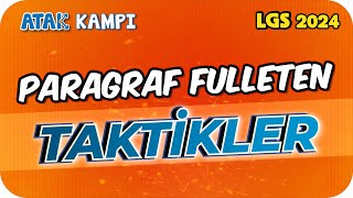 LGSde Paragraf Fulleten Taktikler 🚀 LGS ATAK KAMPI [upl. by Sawyer167]