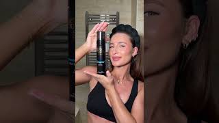 My self tan routine using my fave Dark Self Tanning Foam Bondi Sands 🌴🥥shotrs makeup charbarker [upl. by Ornstead]