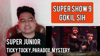 Reaction SUPER JUNIOR  TICKY TOCKY PARADOX MYSTERY  SUPER SHOW 9 [upl. by Adaj371]