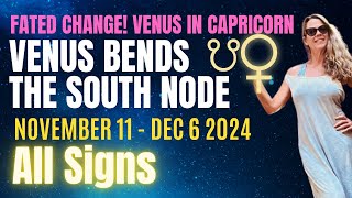 Venus enters Capricorn square the Nodes of Fate 🔆 ALL SIGNS Forecast [upl. by Nytsirc959]