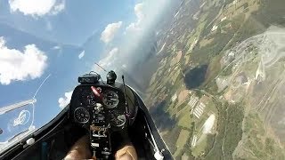 Learn to fly glider sailplane High speed What is final glide Roy Dawson video [upl. by Wilkison622]