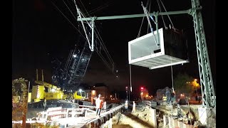 Einbau Fußgängerunterführung am Bahnhof MeerbuschOsterath [upl. by Lani]