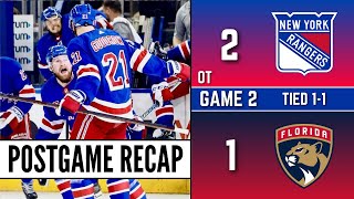 New York Rangers vs Florida Panthers Eastern Conference Final Game 2 Postgame Show [upl. by Asher]