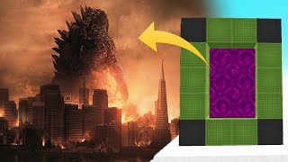 GODZILLA EN LA CIUDAD 😱 PORTAL A LA DIMENSIÓN DE GODZILLA EN MINECRAFT  DIMENSIONES 40 [upl. by Lambrecht]