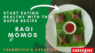 RAGI MOMOS  Healthy Millet Recipe [upl. by Cadmann697]