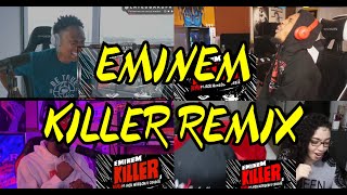 EMINEM ft Jack Harlow Cordae  KILLER REMIX  UNCUT REACTION MASHUP [upl. by Ettevy520]