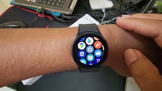 Samsung Galaxy Watch4  How to set Quick launch gesture as Samsung global goals [upl. by Body]