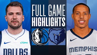 MAVERICKS at GRIZZLIES  FULL GAME HIGHLIGHTS  October 30 2023 [upl. by Tayler145]