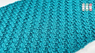 How to Knit the Diagonal Rib Stitch [upl. by Stodder]